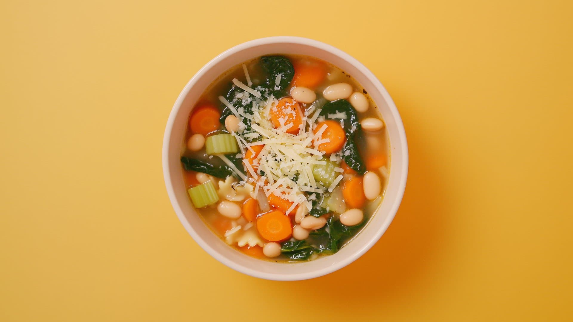 Bild von Bohnen-Nudel-Suppe