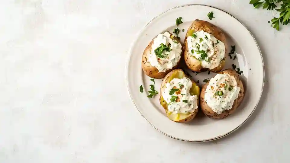 Ofenkartoffeln mit Käse-Topping