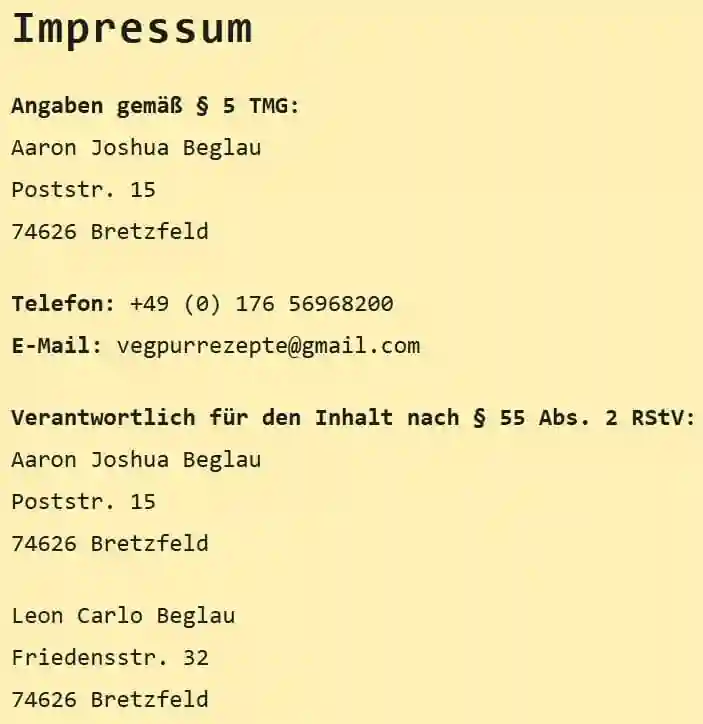 Impressum